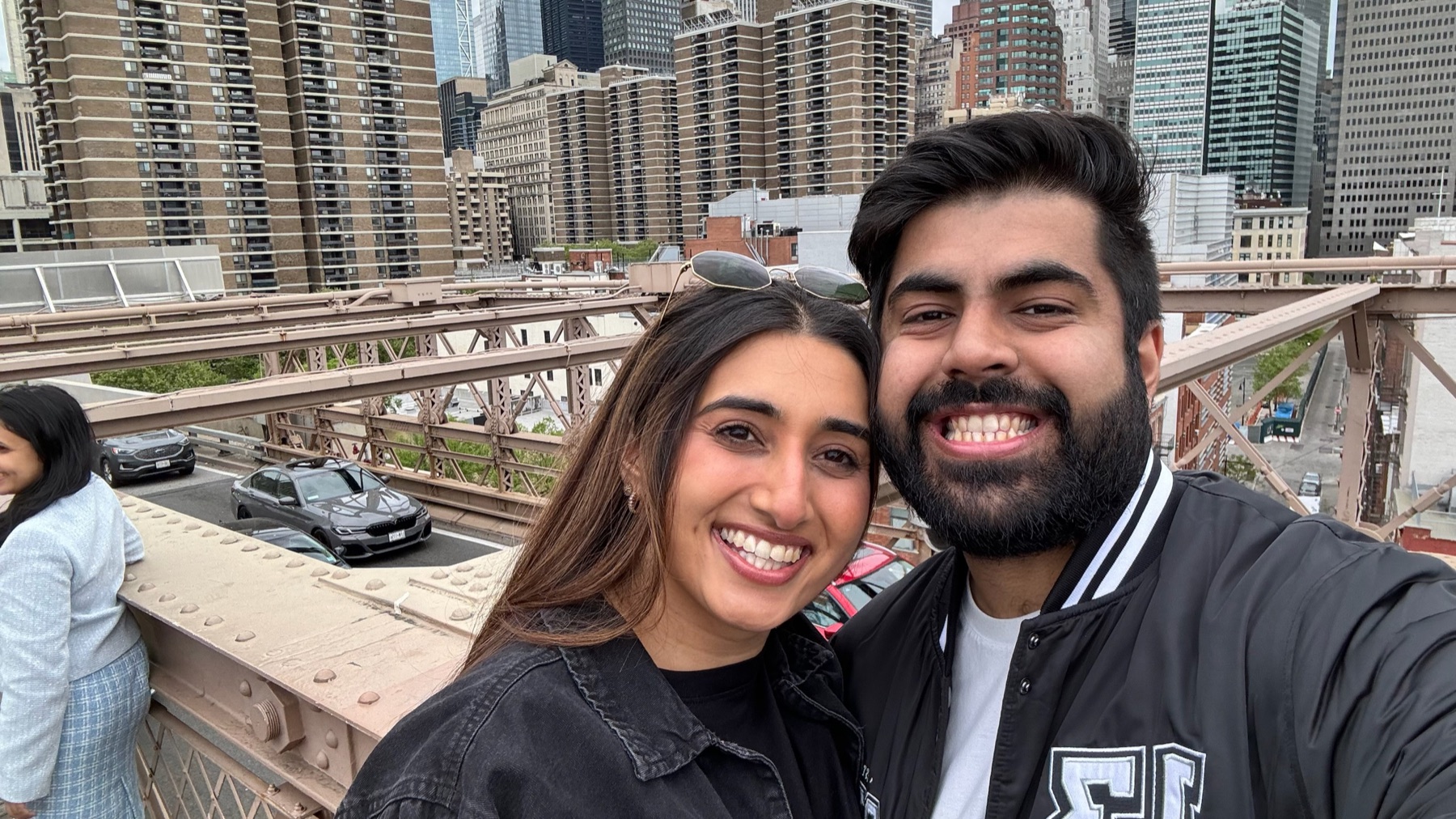 Milan and Gurleen together in New York